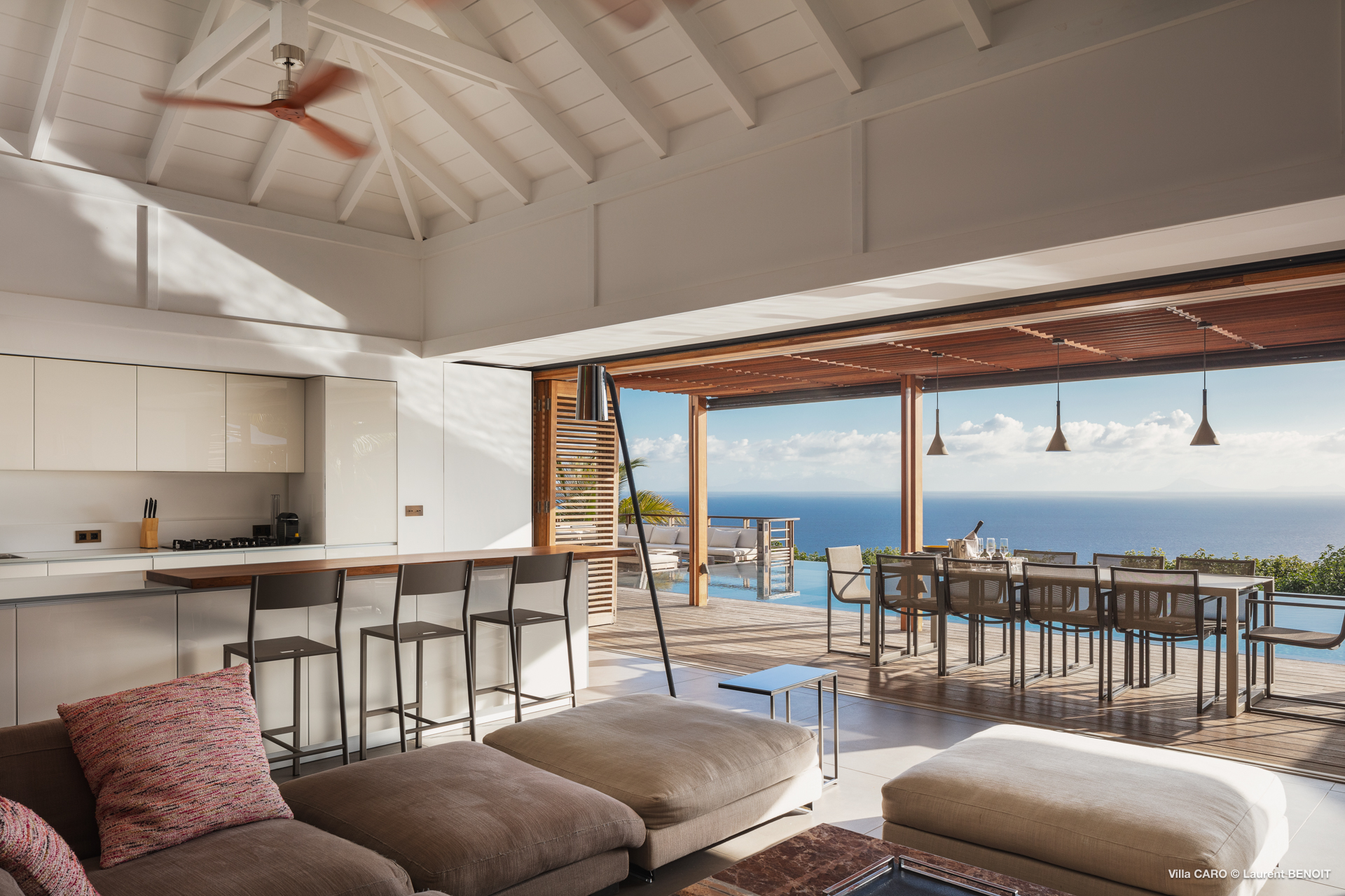 Villa Caro open living space